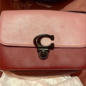 Coach Two-Tone Pink and Red Crossbody Bag